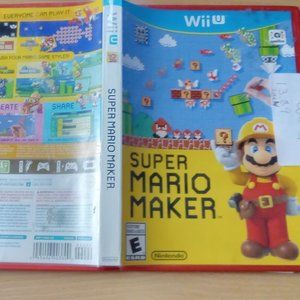 Super Mario Maker Nintendo Wii-U Video Game